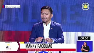 Pacquiao says democracy justifies political dynasties