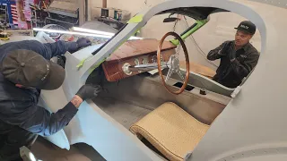 Fitting the hand-made dash… will it fit? 😱