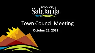 Town Council Meeting October 25, 2021