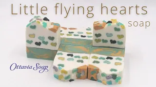 Little Flying Hearts soap – Valentine’s Day Soap making tutorial