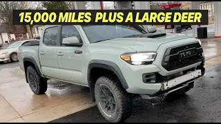 THE TOYOTA TACOMA TRD PRO 15000 MILE UPDATE! What's it like Daily Driving A Small Overpriced Truck?