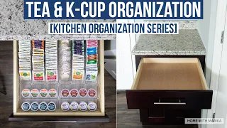 Organize Tea and Coffee | in a Drawer