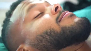 Aaron Donald Gets A Massage After A Workout