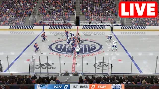 NHL LIVE🔴 Vancouver Canucks vs Edmonton Oilers | Game 4 - 14th May 2024 | NHL Full Match - NHL 24