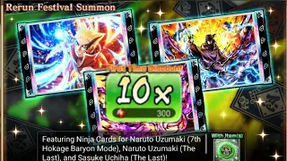 NxB NV: Gacha 300 Shinobite At Rerun Festival Summon Anniversary 6 is back xD ||| NarutoXBoruto