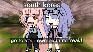 Go back your own country freak||gacha meme||gacha life|| trend?