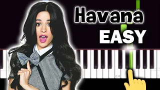 Camila Cabello - Havana - EASY Piano tutorial