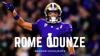 Rome Odunze || FBS Leading Receiver || 2023 Season Highlights