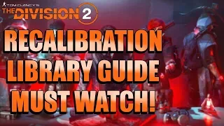 Division 2 Warlords of New York Recalibration Library GUIDE! MUST WATCH! Don't WASTE Your Stats!