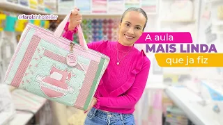 BOLSA DE TRANSPORTE PARA MÁQUINA DE COSTURA | Faça para qualquer tamanho de maquina de costura