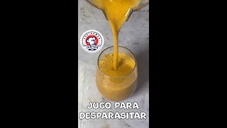 Jugo para eliminar parásitos intestinales. #Shorts