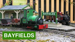 Summer 2021 On The Bayfields Light Railway - A 16mm Scale Garden Railway (HD)