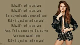 Selena Gomez ft. 6LACK - Crowded Room (Lyrics)