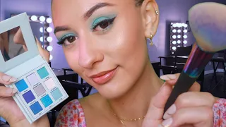 ASMR Doing Your Makeup 💙 (relaxing layered sounds & personal attention) ~ ft. TTDeye