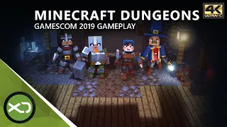 Minecraft Dungeons - Dungeons Gameplay - Gamescom 2019