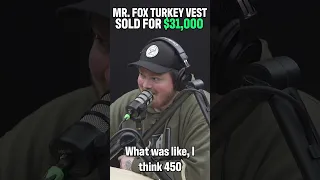 Mr. Fox Turkey Vest sold for $31,000! 😳