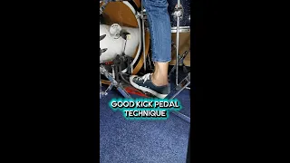 Good Bass Drum Kick Pedal Technique Drum Lesson Beginner to Advanced