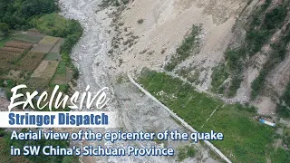 Exclusive Stringer Dispatch: Aerial view of the epicenter of the quake in China's Sichuan Province