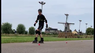 Simple Beginners Exercise to Learn the Scissors Position and Be More Stable on Inline Skates