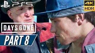 DAYS GONE (PS5) Walkthrough Gameplay PART 8 [4K 60FPS HDR] - No Commentary