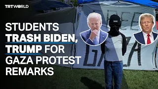 ‘We are not violent’: Students invite Biden, Trump to see police brutality