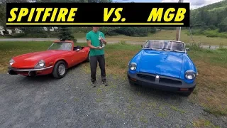 Classic British Car Battle: MGB Vs. Triumph Spitfire