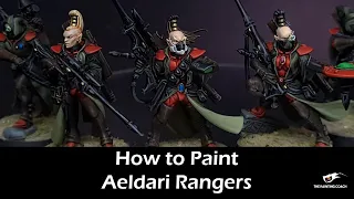 How to Paint Aeldari Rangers