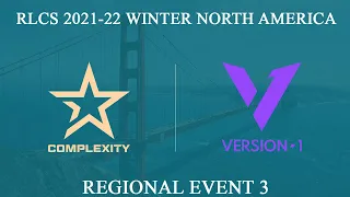 COL vs V1 | RLCS 2021-22 Winter: North America | Complexity vs Version1 | 19 February 2022