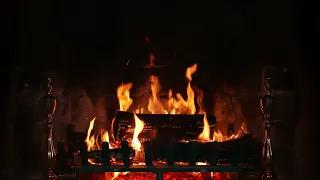 Christmas Fireplace & Traditional Instrumental Christmas Music Ambience   Classical Orchestra Fire,G