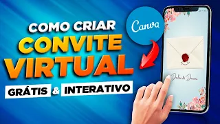 Convite Virtual e Interativo ANIMADO no Canva - Como Fazer e Ganhar MUITO Dinheiro!