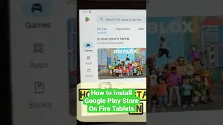 How to Install Google Play Store on Fire Tablets #shorts #playstore #google #download