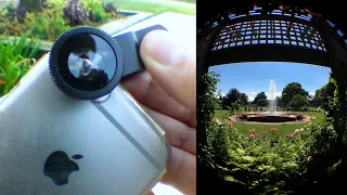 Using Cheap Clip-On Fisheye Lenses for Smartphone Photography