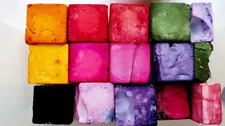 25K Celebration: 25 Dyed Fluffy Crunchy Gym Chalk Blocks Crumbles 🤍 Axneity & Stress Relief 🤍 ASMR