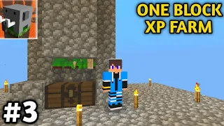 XP farm in craftsman one block survival gameplay part 3 mob farm #3