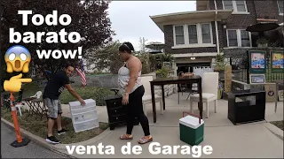 😱👉 EL Clima no ayudo pero hice 👉👉👉 / VENTA DE GARAGE EN USA / LO QUE TIRAN EN USA / Cristian con D