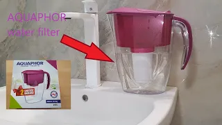 Easy to use Aquaphor water filter cup review.