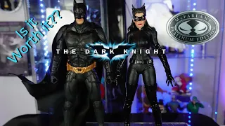 Mcfarlane Toys DC MULTIVERSE The Dark Knight BATMAN SKY DIVE & CATWOMAN PLATINUM EDTION REVIEW