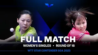 FULL MATCH |Miu HIRANO vs CHOI Hyojoo | WS R16 | #WTTGoa 2023