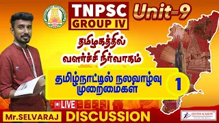 TNPSC 2024 : Unit 9 | தமிழகத்தில் வளர்ச்சி நிர்வாகம் -தமிழ்நாட்டில் நலவாழ்வு முறைமைகள்  -1