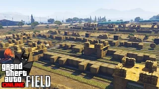 GTA V Field Online: BARRICADAS EXPLOSIVAS NO DESERTO