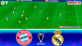 Bayern Munich vs Real Madrid - UEFA Champions League 23/24 Semi-Final | EA FC 24 Gameplay PC