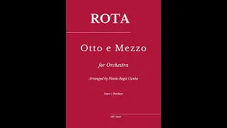 Nino Rota: Otto e mezzo 8 1/2 - for Orchestra (FULL SCORE + PARTS) Sheet Music