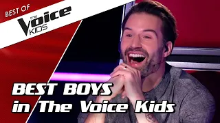 TOP 10 | BEST BOYS Blind Auditions in The Voice Kids