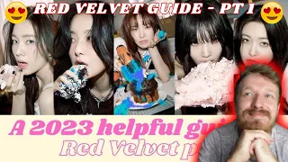 NEW RV FAN REACTS TO Red Velvet Guide 2023 Part 1 - IRENE, SEULGI, WENDY - RED VELVET REACTION