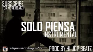 Hip Hop Guitar Instrumental Sad "Solo Piensa" - Base de Rap Conciencia