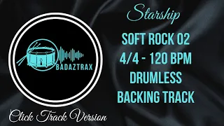 Drumless Backing Track - Soft Rock - Starship - 120 BPM