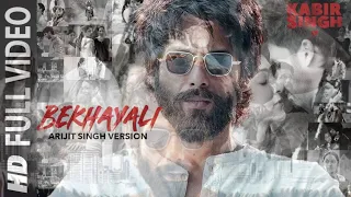 Full song: Bekhayali (only vocals) Kabir singh