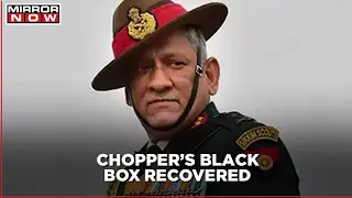 Black Box Recovered From Crashed Chopper That Killed CDS Bipin Rawat and 12 Others