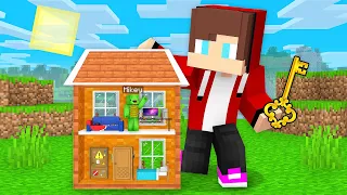 JJ Locked Mikey In a DOLL HOUSE in Minecraft (Maizen)