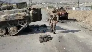 Azerbaijani Army destroyed and captured BMP-2 of Armenian Army | Azerbaijan Armenia war